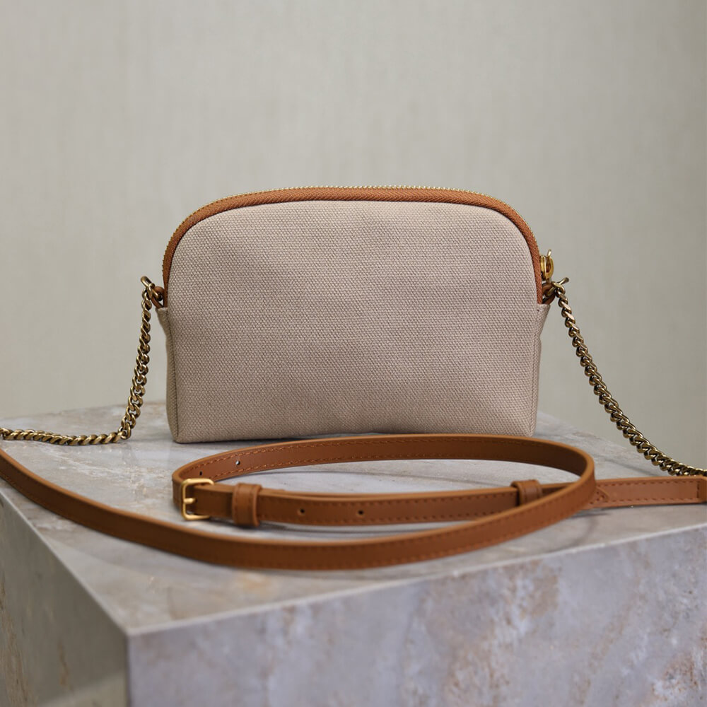 YSL GABY zipped pouch in canvas