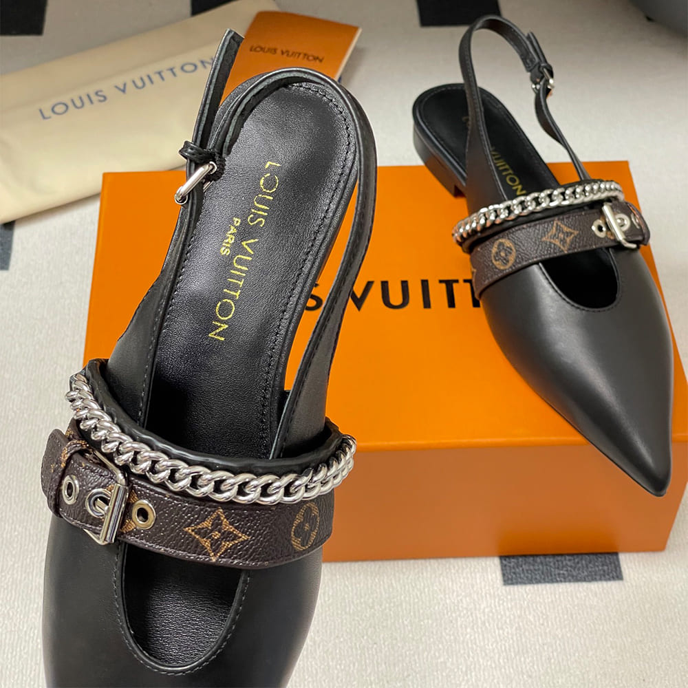 LV Vibe slingback ballet flats