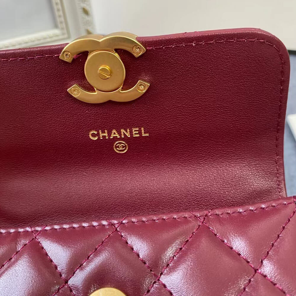 CHANEL Mini Clutch with Chain(high-end grade)