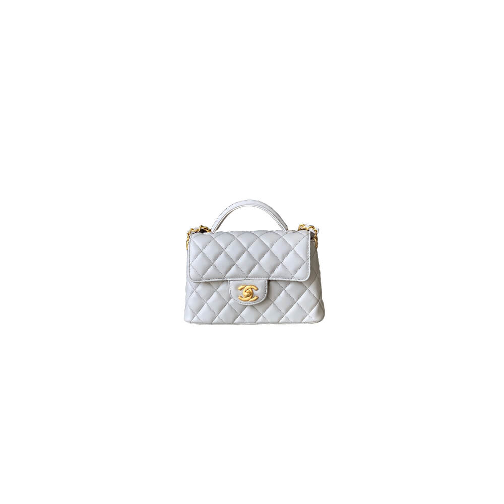 CHANEL Small Flap Bag with Top Handle(HIGH-END GRADE)