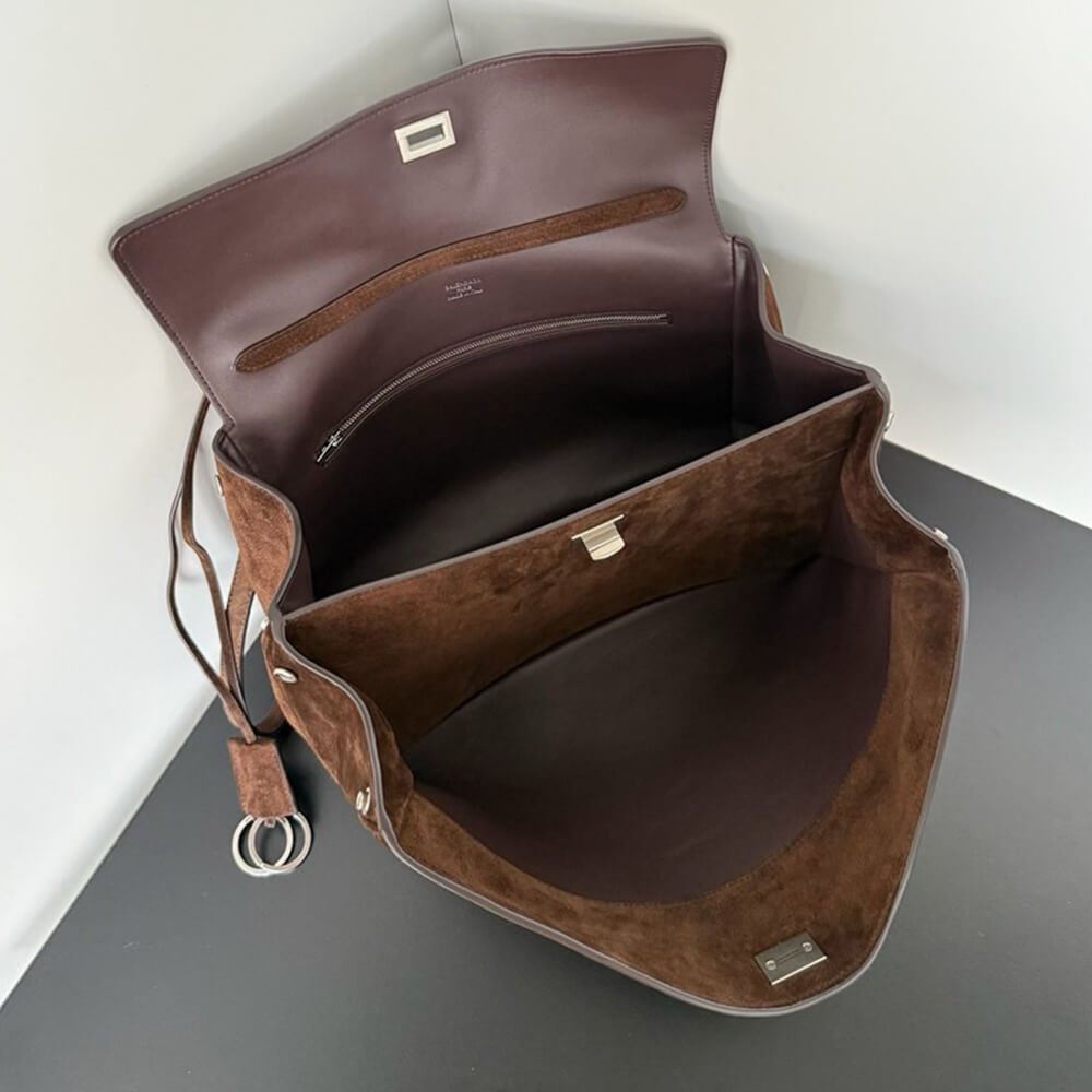 Balenciaga Rodeo Handbag Medium Suede(HIGH-END GRADE)