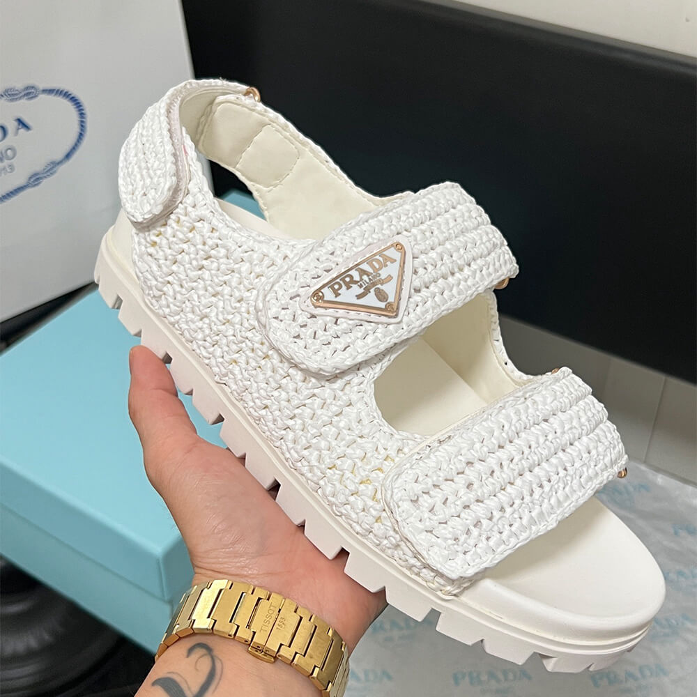 Prada Crochet sandals