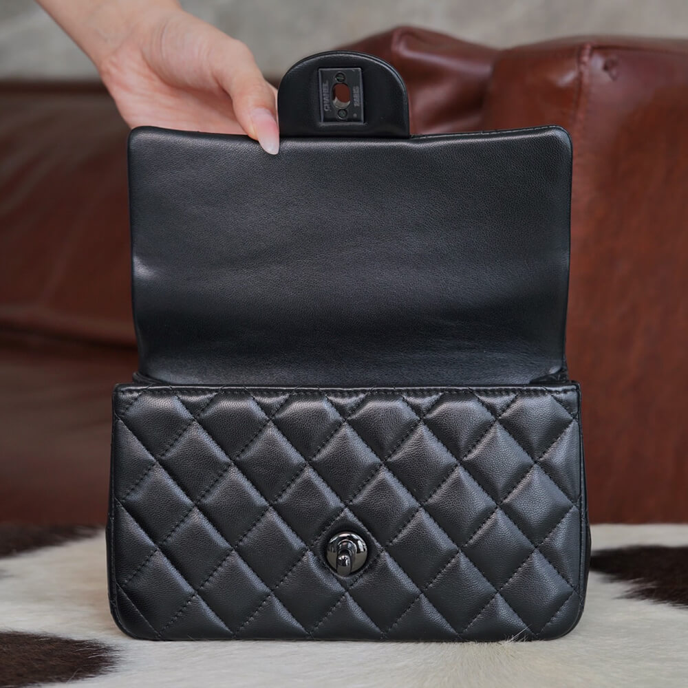 Chanel Mini Flap with Top Handle(HIGH-END GRADE)