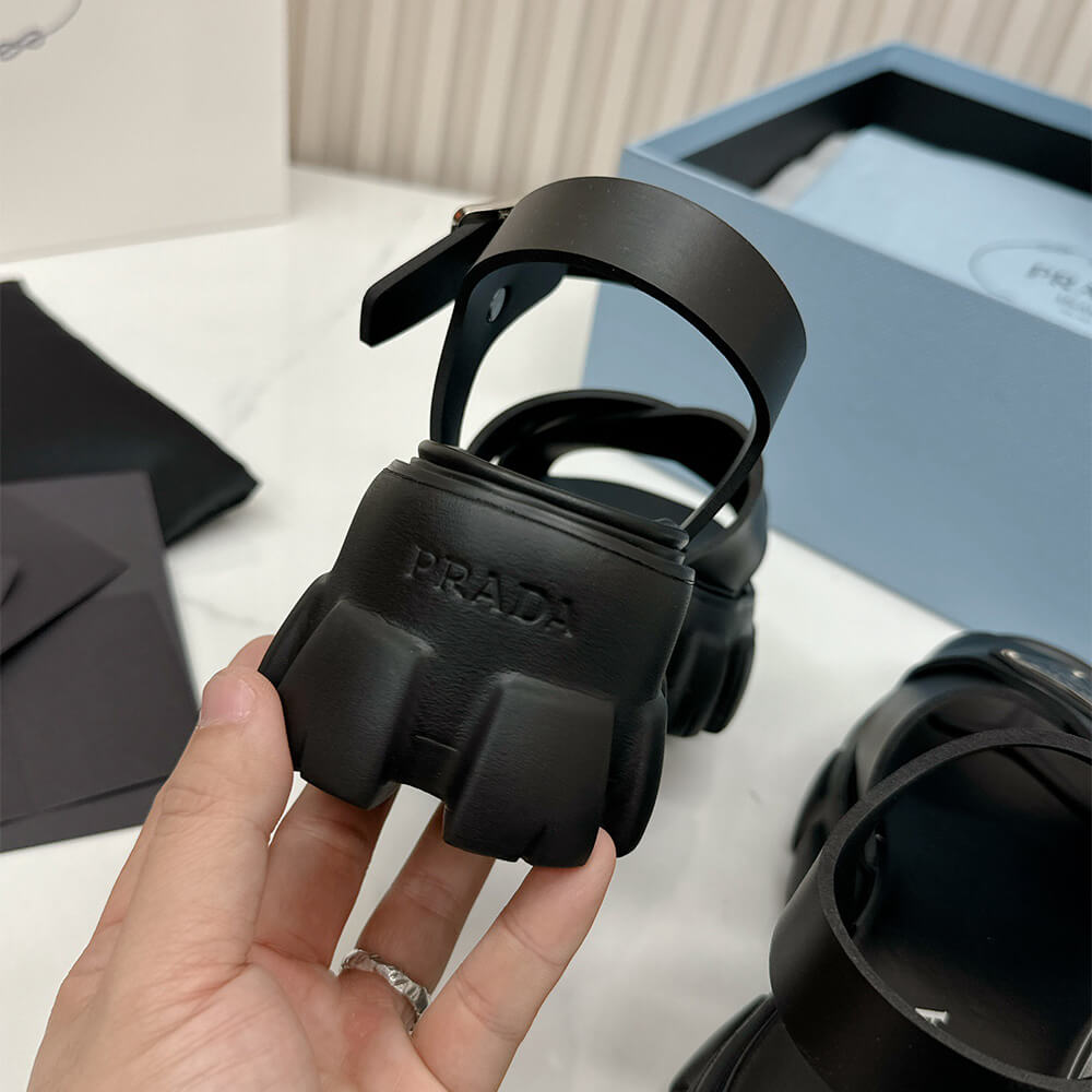 PRADA Monolith rubber sandals