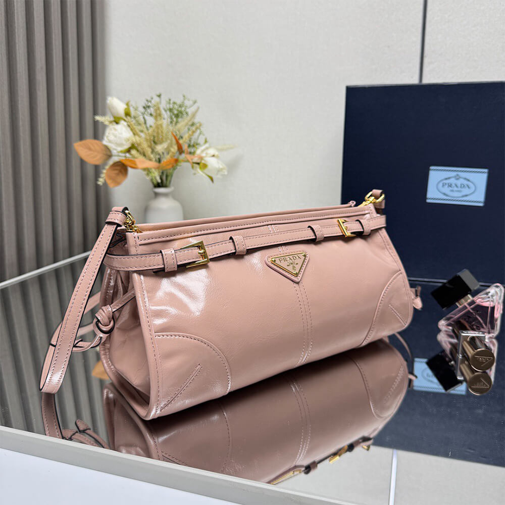 Prada Bonnie small leather shoulder bag(HIGH-END GRADE)