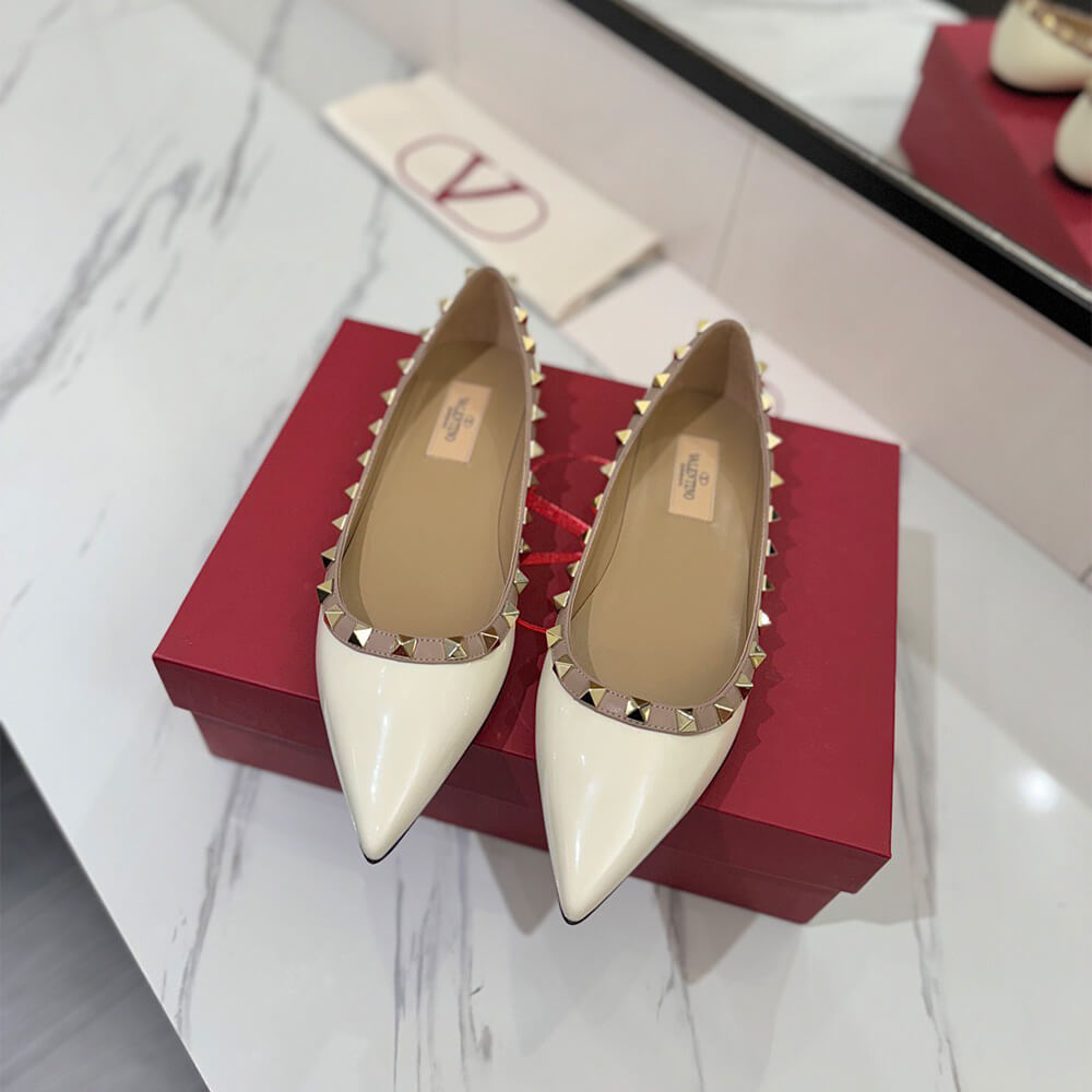 VALENTINO ROCKSTUD BALLET FLAT