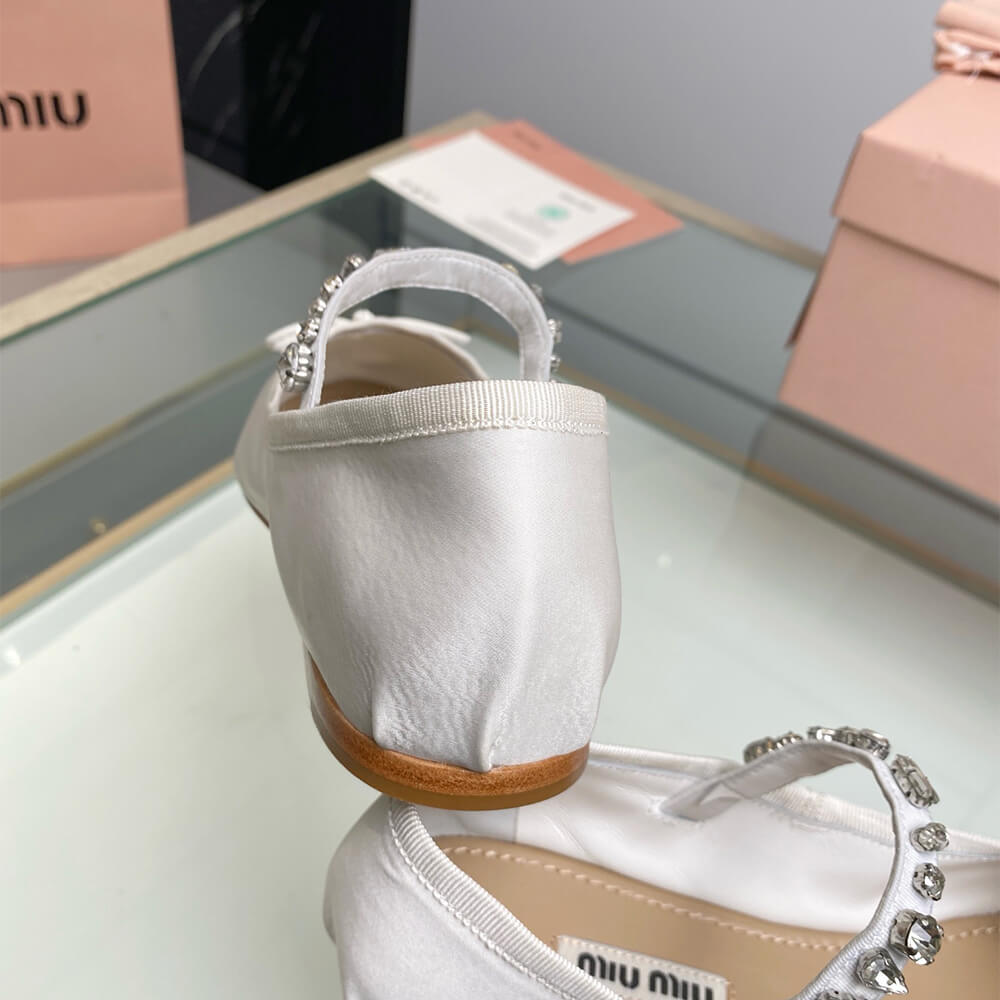 MiuMiu Satin ballerinas