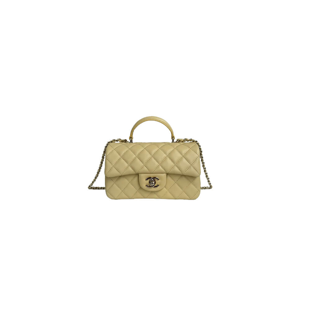 CHANEL Mini Classic Handbag With Top Handle