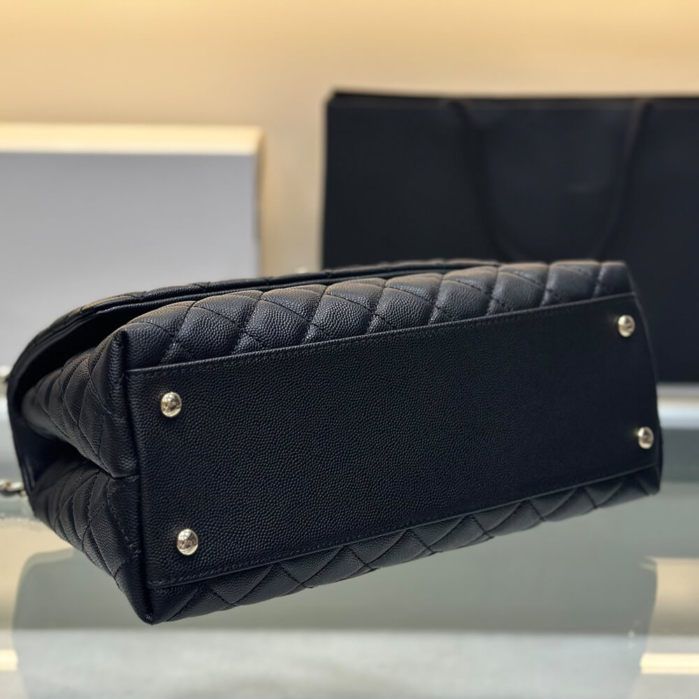 CHANEL Large Flap Bag With Top Handle(high-end grade)